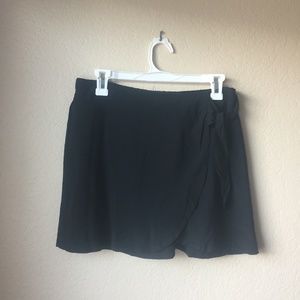 Black, Light, Wrap Skirt